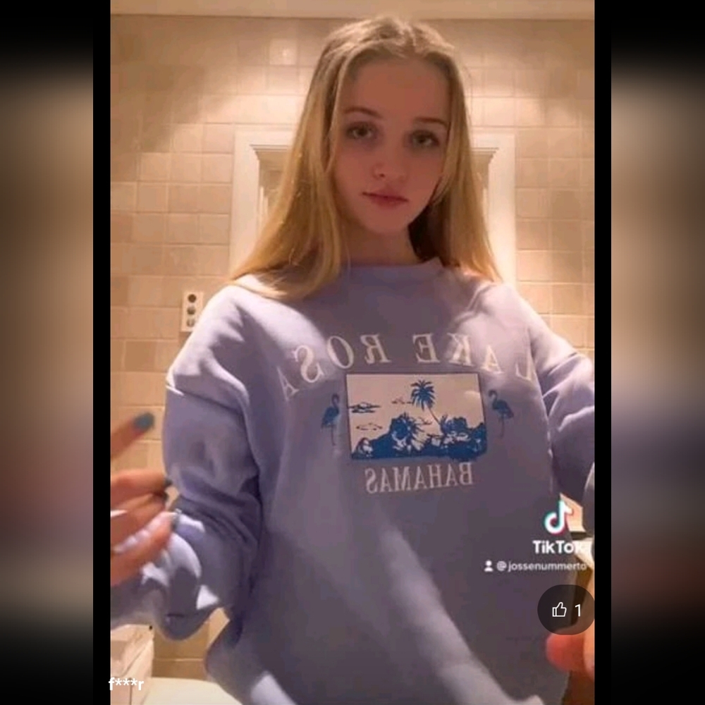 Bahamas Pullover Sweater 💜💙 - Picture 4 of 5
